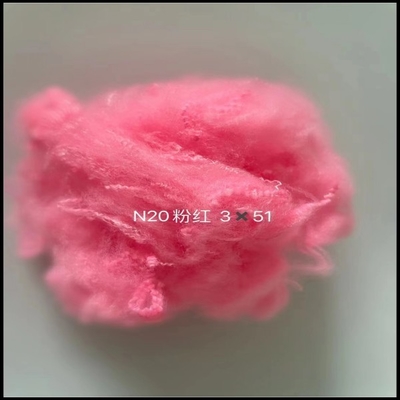 rosa reciclado 51M M de la fibra de grapa de poliéster 3D