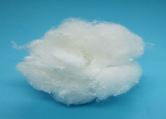 Fibra de grapa de poliéster blanca sólida de PSF 1.5D para hacer girar 25m m a 102m m
