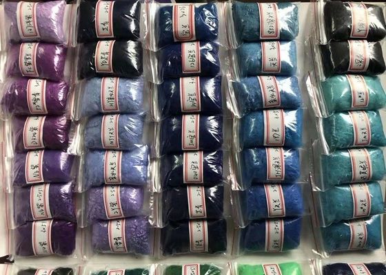 Materia prima regenerada pura del poliéster 51m m anti de la distorsión de la fibra de poliéster del 100% 2.5D x