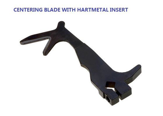 Centrando Sulzer de la cuchilla los recambios con Hartmetalinsert guardan tejer liso