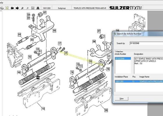 El templo determinado suena la presión de Sulzer superior asoma los recambios con 31 ruedas
